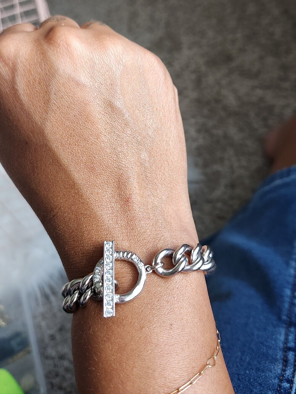 Kendra Scott Sm/Med Whitley Toggle Chain Bracelet